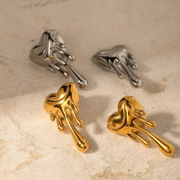 Waterproof Heart Balloons Earrings - Picture 7 of 8